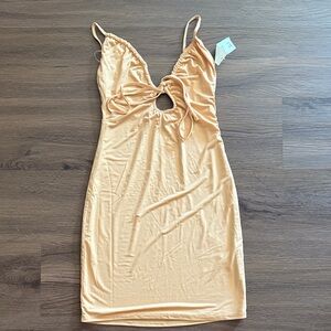 Abercrombie & Fitch Peach Backless Dress
